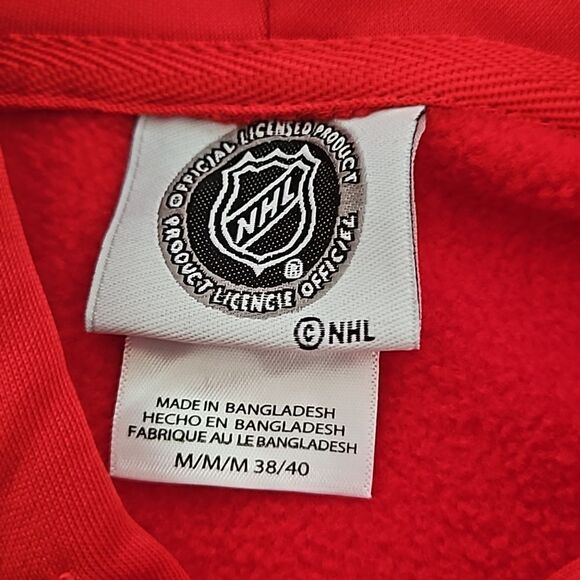 NHL Men's Hockey Calgary Flames Hoodie Long Sleeves Sweater Medium Red - Picture 8 of 16
